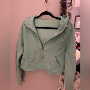 Wild Mint Lululemon Scuba Half-Zip xs/s